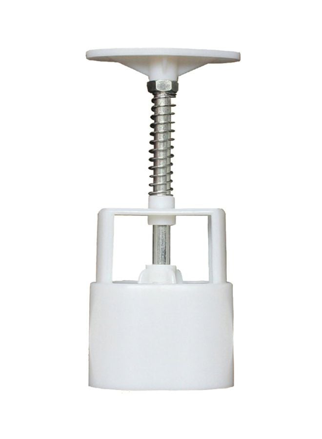 Pack Of 6 Hand-Pressed Moon Cake Mould White/Silver 28x10cm - Image 1