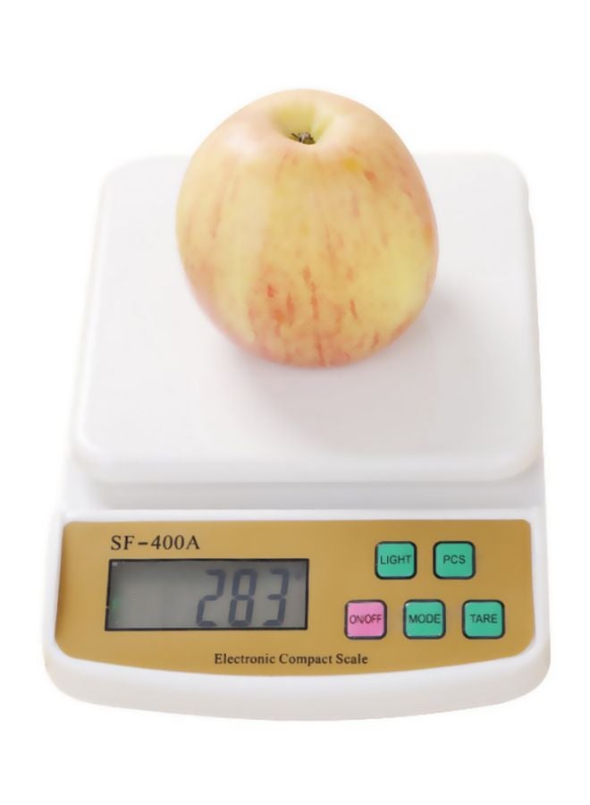 Backlight Digital Kitchen Food Scale White/Brown/Green 24.5x17centimeter  - Image 2