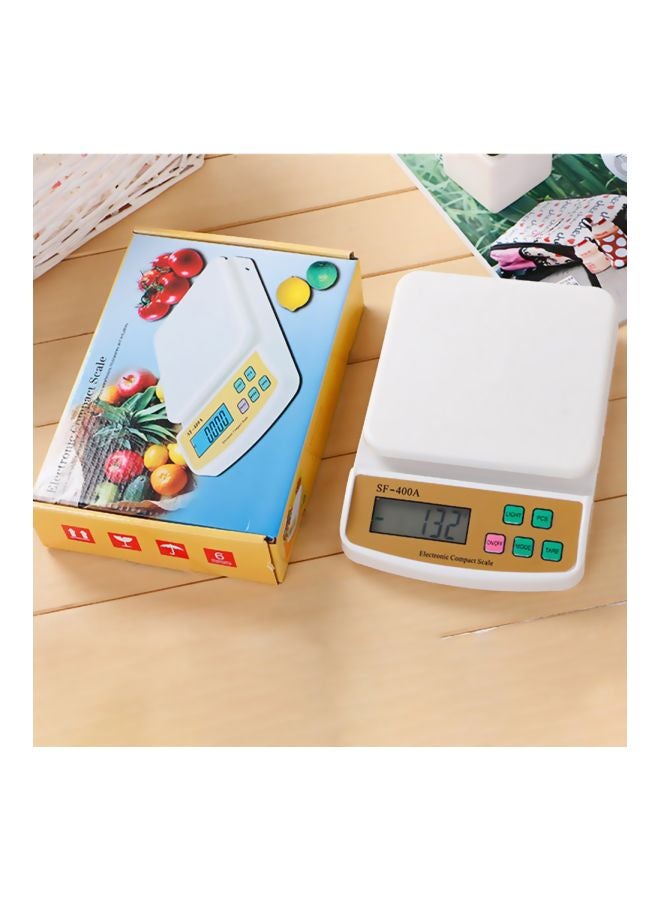 Backlight Digital Kitchen Food Scale White/Brown/Green 24.5x17centimeter  - Image 3