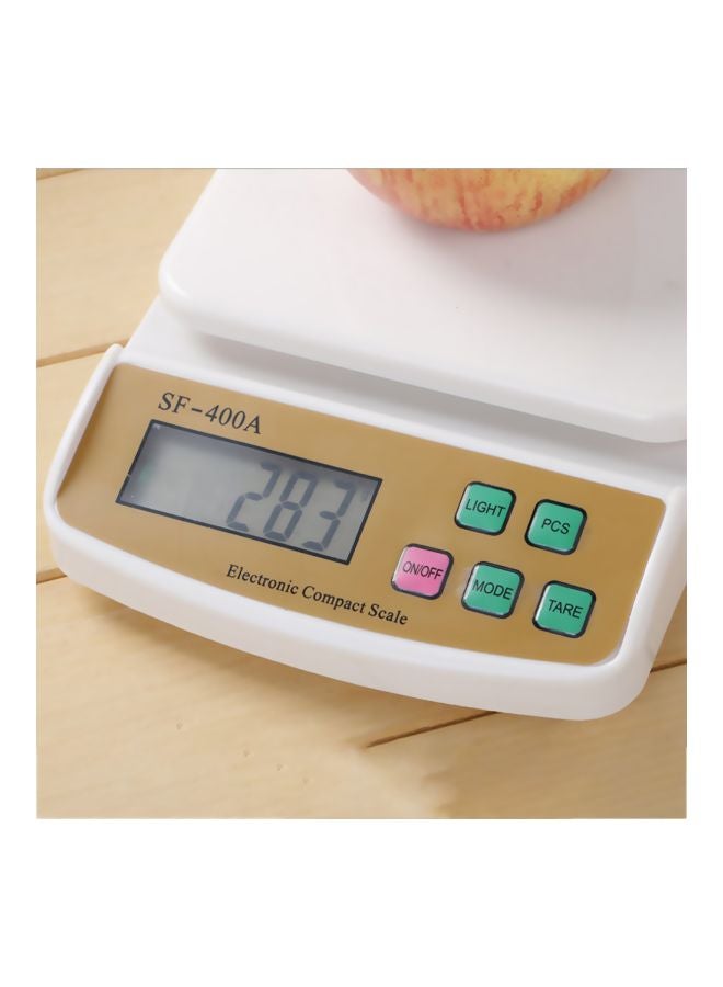 Backlight Digital Kitchen Food Scale White/Brown/Green 24.5x17centimeter  - Image 5