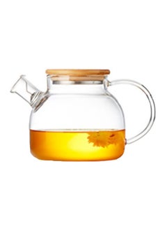 Generic Heat Resistant Tea Pot Clear 125x135x87mm  - Image 1