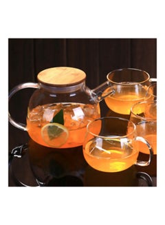 Generic Heat Resistant Tea Pot Clear 125x135x87mm  - Image 2