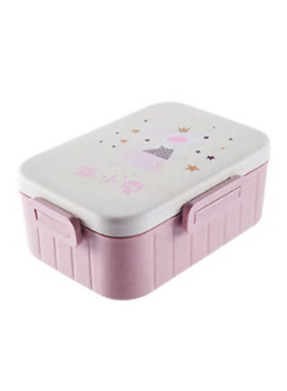 Wheat Fiber Lunch Box Pink/White 185x137x75mm - v1574149551/N32052498A_1