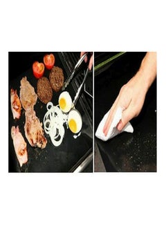 Generic Non-Stick Grill Mat Black  - Image 2