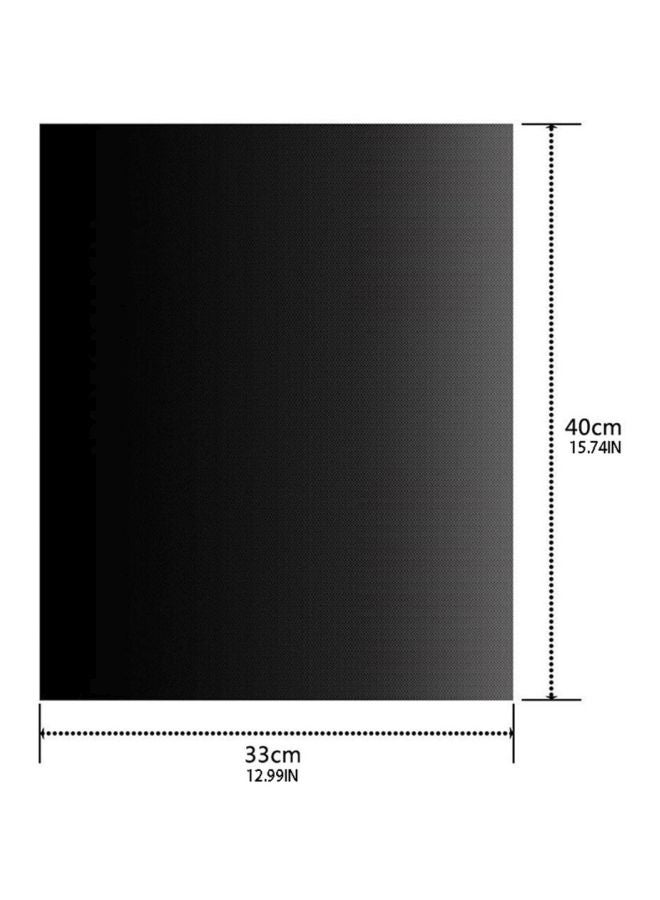 مجموعة مفارش شواء مانعة للالتصاق مكونة من 5 قطع أسود 40x33Ø³Ù†ØªÙŠÙ…ØªØ± - Image 2