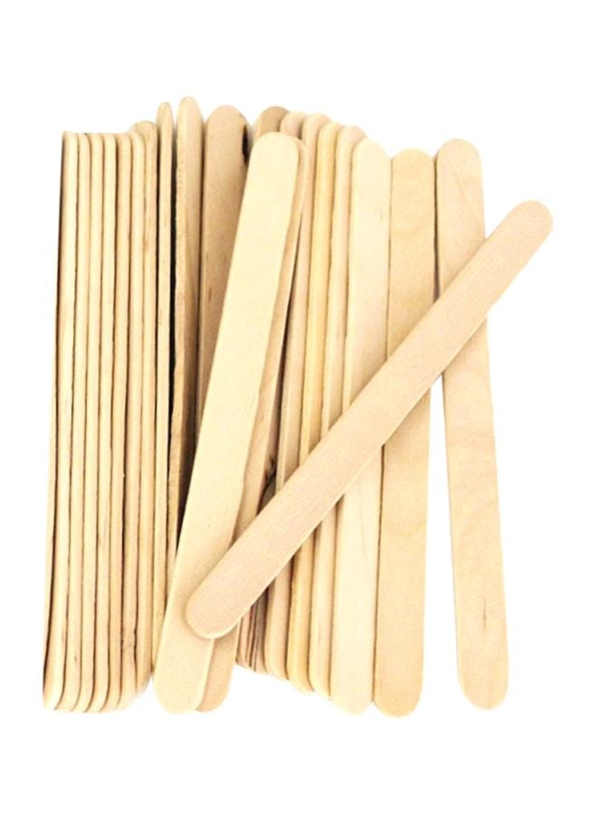 20-Piece Ice Cream Stick Brown 9.4x1.1x0.2centimeter - Image 1