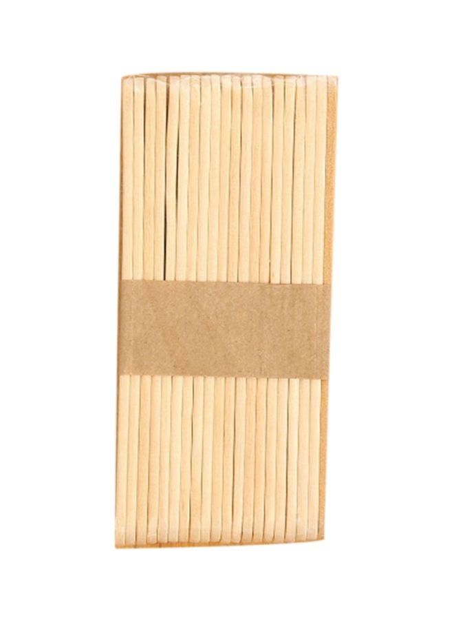 20-Piece Ice Cream Stick Brown 9.4x1.1x0.2centimeter - Image 2