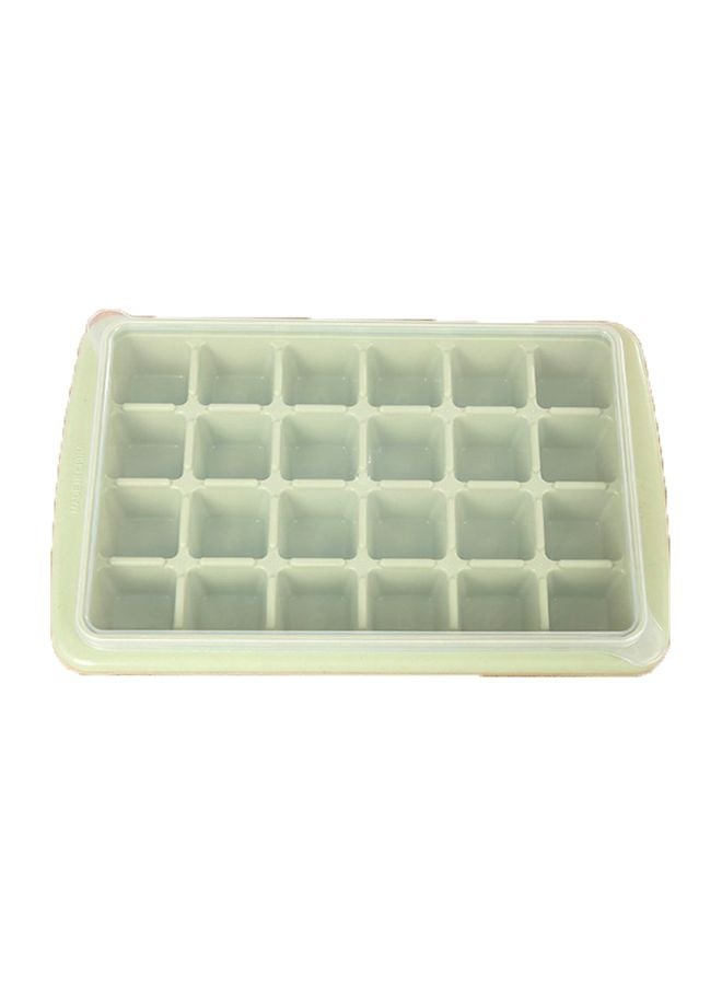 Polypropylene Ice Cube Box Green 27x16.8x4.2cm - Image 1