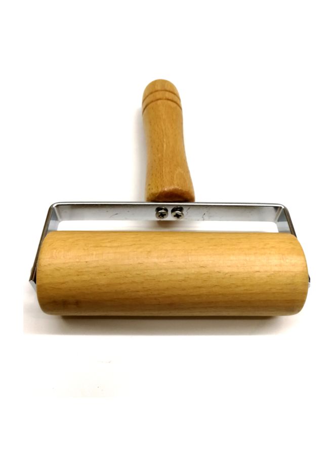 بيتا فرادة عجين خشبية فضي/بيج 12سم - Image 3