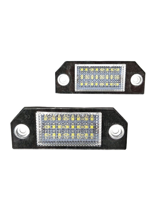 Generic 2-Piece LED License Plate Lamp  - Image 1