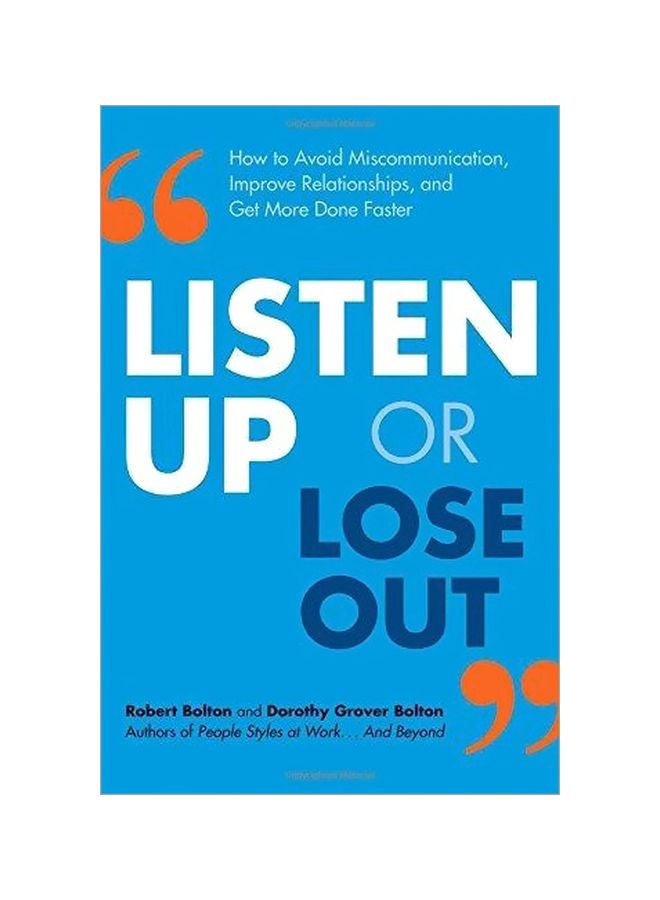 Listen Up Or Lose Out paperback english - 22 February 2018 