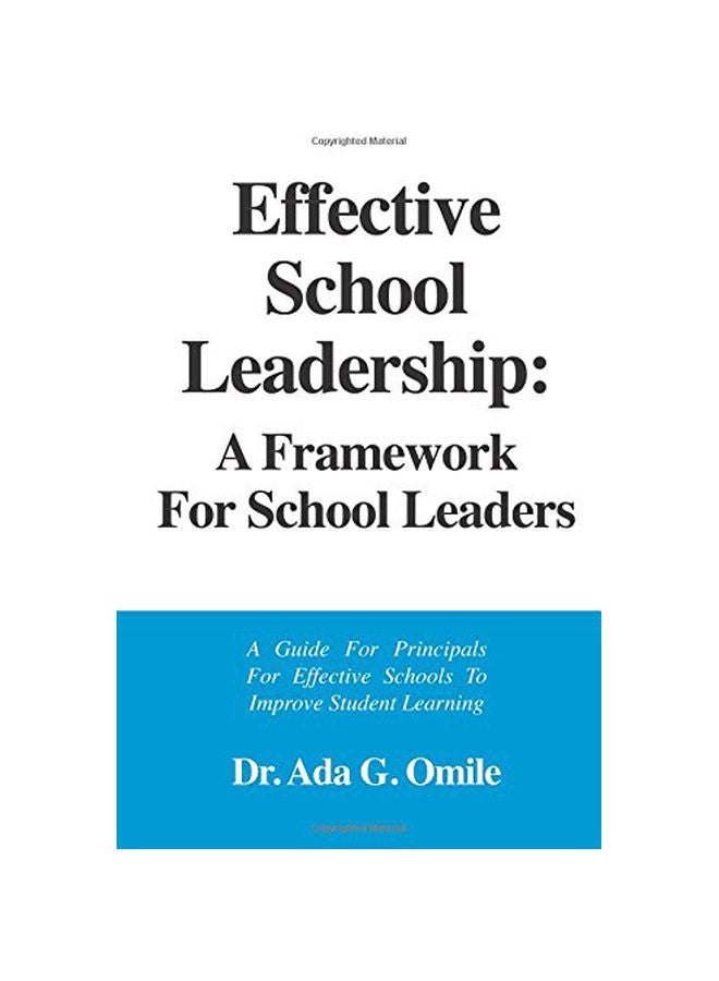 Effective School Leadership: A Framework For School Leaders paperback english - 14 July 2016 