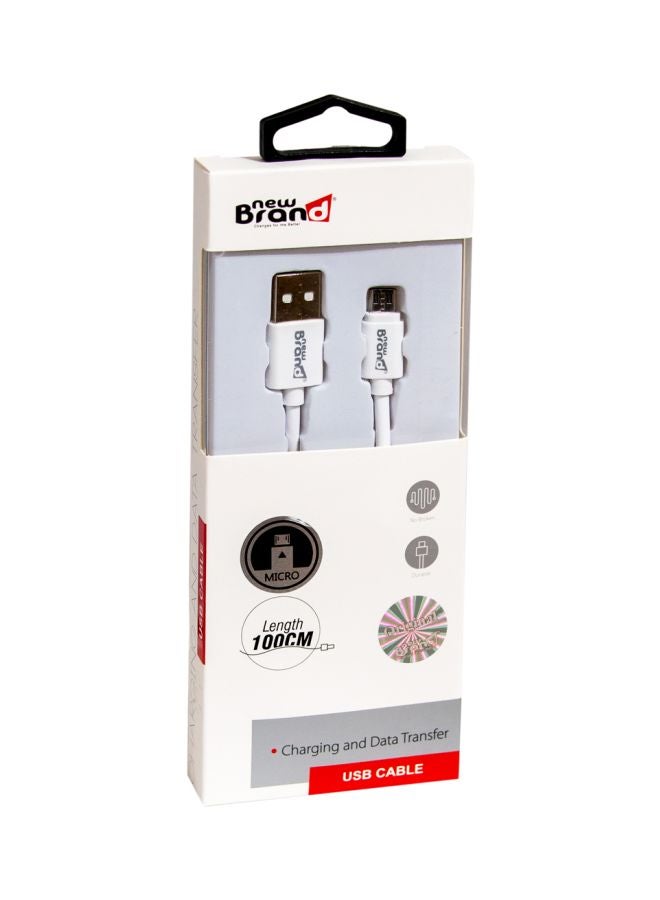 NEW BRAND Micro Charging Cable White  - Image 1