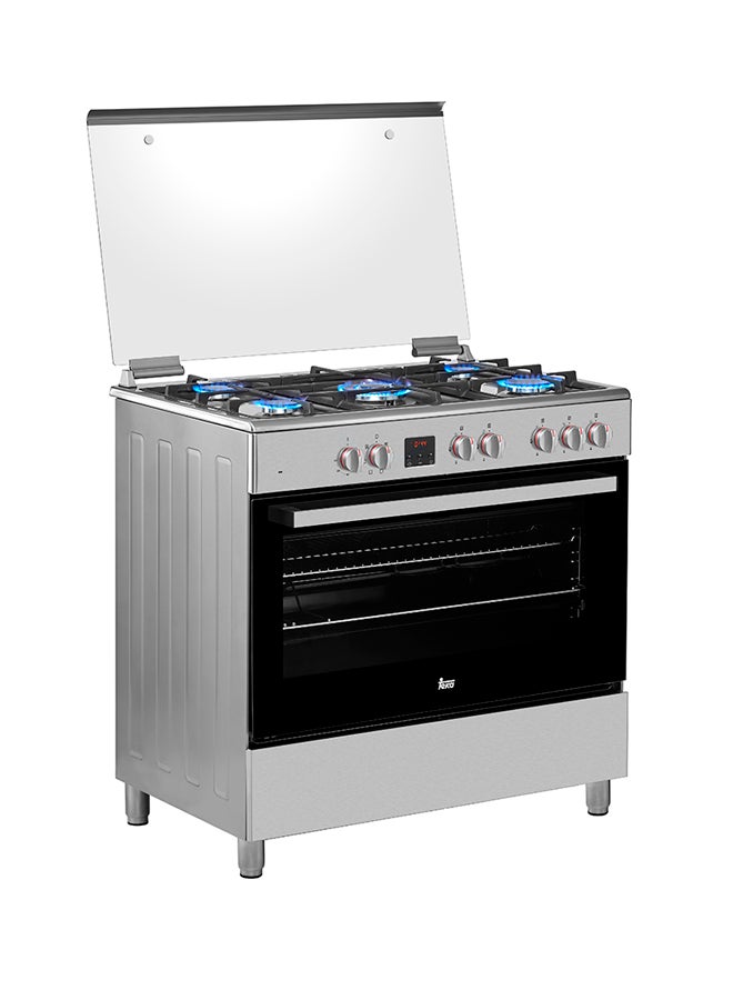 TEKA FS 901 5GE Free Standing Cooker With Gas Hob And Multifunction Electric Oven 40297953 Stainless Steel / Black - Image 5