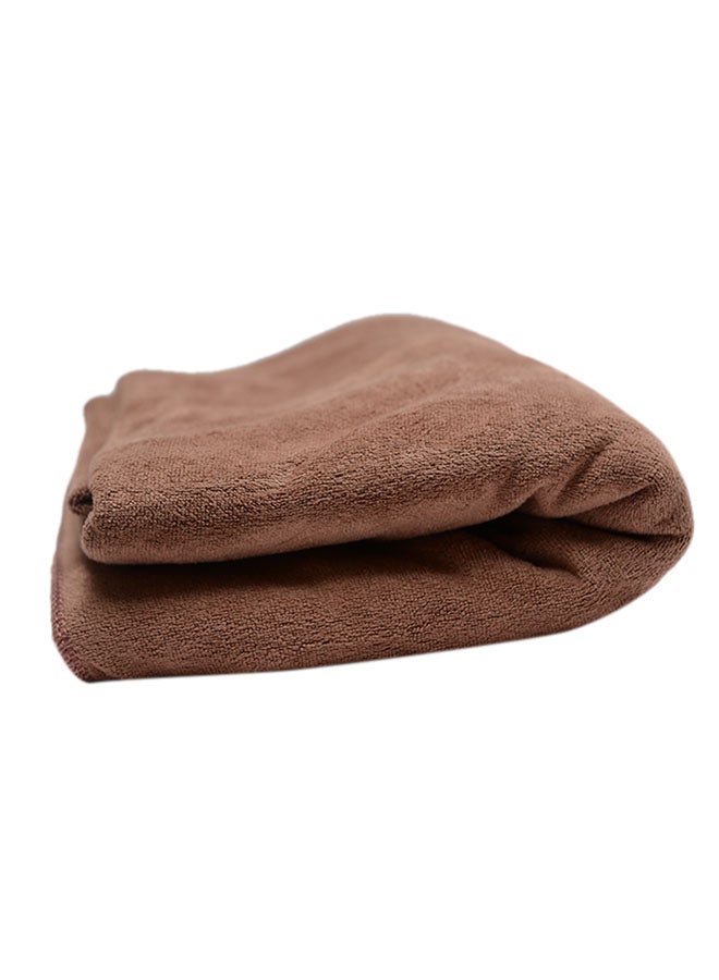ENJOYhouse - Microfiber Bath Towel Brown 90x180cm - Image 1
