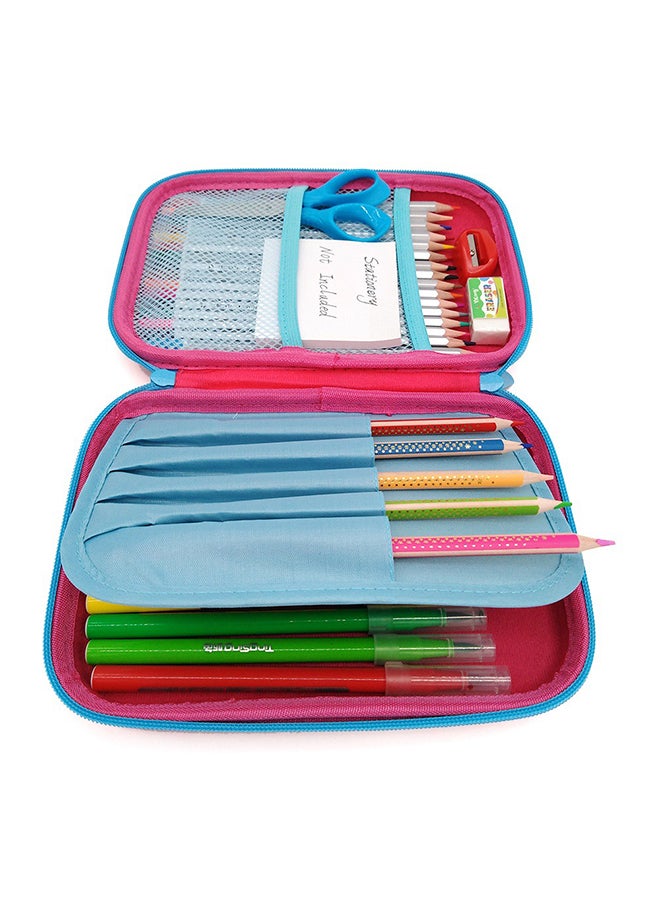 YALONG Cartoon Unicorn Pencil Case Purple - Image 5