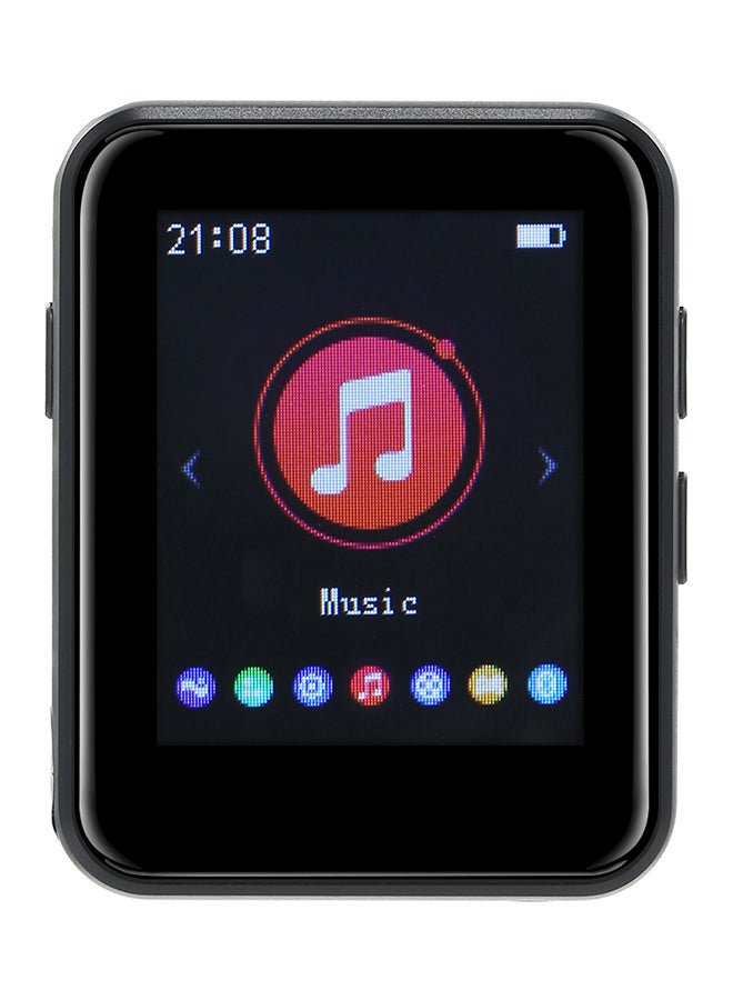 BENJIE - X1 Bluetooth 5.0 Portable Touch Screen MP3 Player With Headphones V6555 Black - Image 1