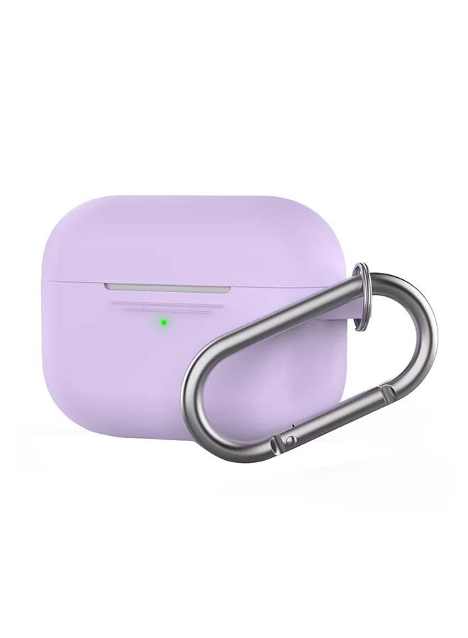 Ahastyle Full Cover Silicone Keychain Case For AirPods Pro Lavender