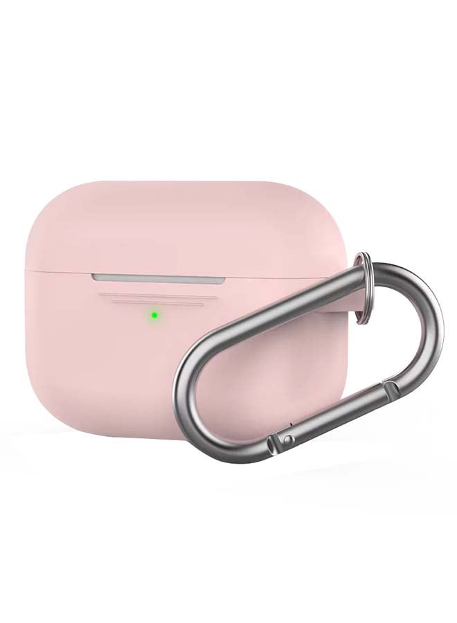Ahastyle Full Cover Silicone Keychain Case For AirPods Pro Pink