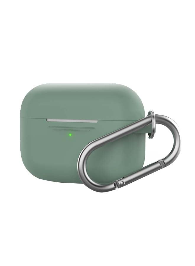 Ahastyle Full Cover Silicone Keychain Case For AirPods Pro Midnight Green