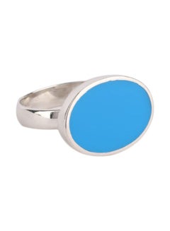 MALAKI Silver Stone Studded Ring 