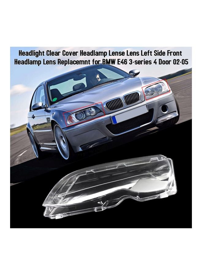 Left Side Headlight Cover For BMW E46 3-series 4 Door 02-05 - Image 2
