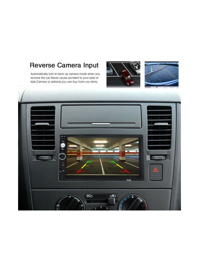 Generic - 7018B Car Radio MP5 Player Rear View Camera - Image 1