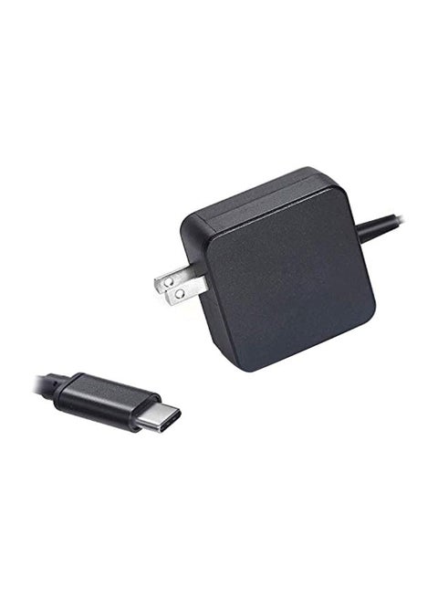 Type-C Replacement AC Adapter Black