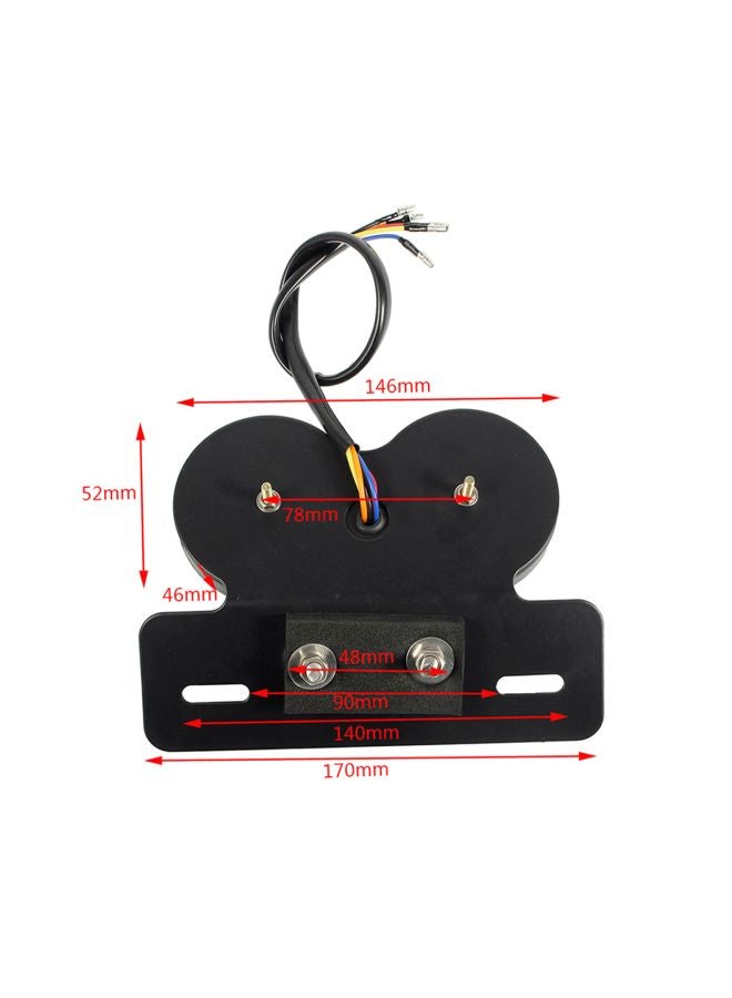 Generic Universal LED Motorcycle Dual License Plate Holder Lights  - Image 3