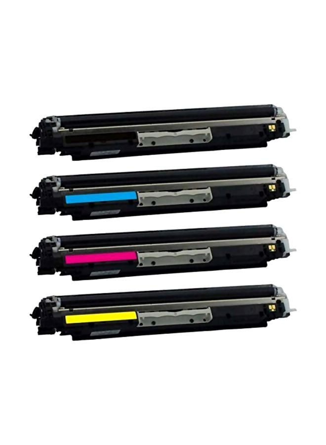 Elivebuyind 4-Piece Laser Toner Cartridge For Hp LaserJet Pro Mfp M176n M177fw Black/Pink/Blue 