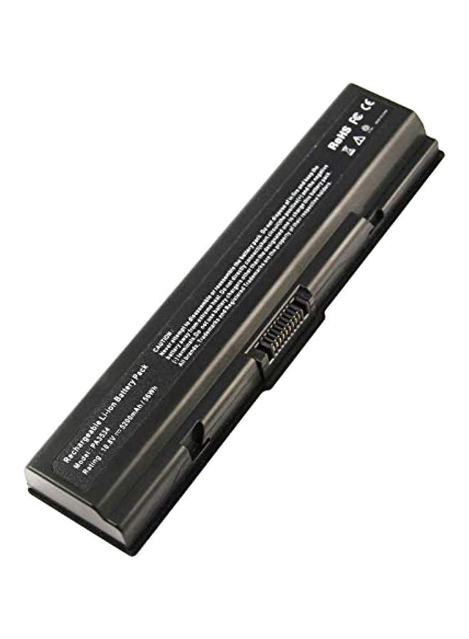 Lapcom 5200.0 mAh Replacement Laptop Battery For Toshiba L500_21T Pa3534-1BRS Black
