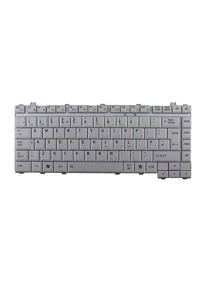 Replacement Laptop Keyboard Toshiba A300 - English/Arabic Grey