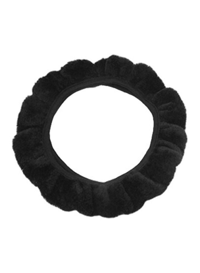 Generic 3-Piece Woolen Steering Wheel And Hand Brake Cover - Image 1