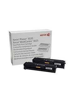 xerox 2-Piece Phaser 3020 And Workcentre 3025 Cartridge Black 