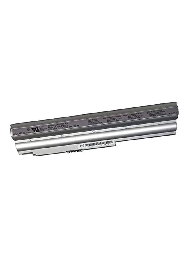 Elivebuyind 5200.0 mAh Replacement Laptop Battery For Sony VPCZ1 Series VPCZ115/117/118/125/127/PCG-31111T/31112T Silver  - Image 1