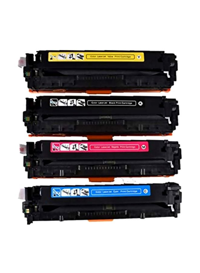 إيليف بايند خرطوشة حبر للطابعة إتش بي طراز Cb540a-543a أسود/برتقالي/أزرق - Image 2