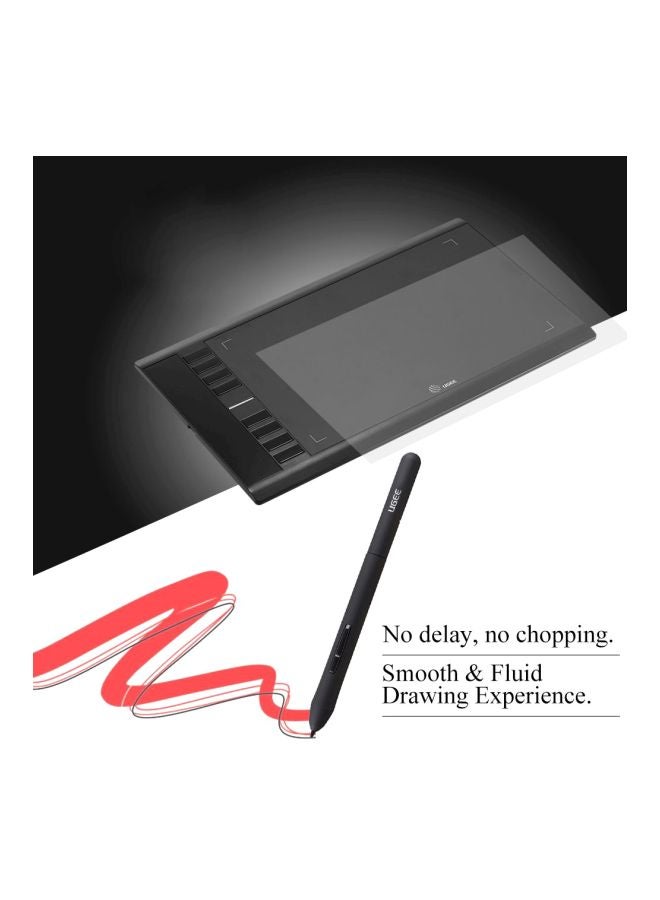 Ugee - Stylus Pen With Case For M708 Drawing Tablet Black - Image 1