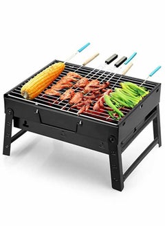 Generic Folding Outdoor Barbeque Grill Black 36X10.5X28cm  - Image 4