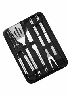 Falpro Pack Of 5 Barbeque Grill Tool Set With Case Silver/Black 39 x 11 x 5cm  - Image 2