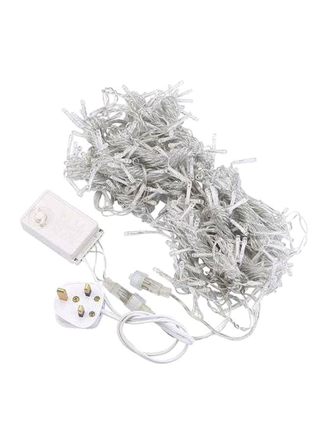 بيوينتي سلسلة مصابيح على شكل ستارة بتصميم مقاوم للماء أبيض دافئ 3x3متر - Image 1