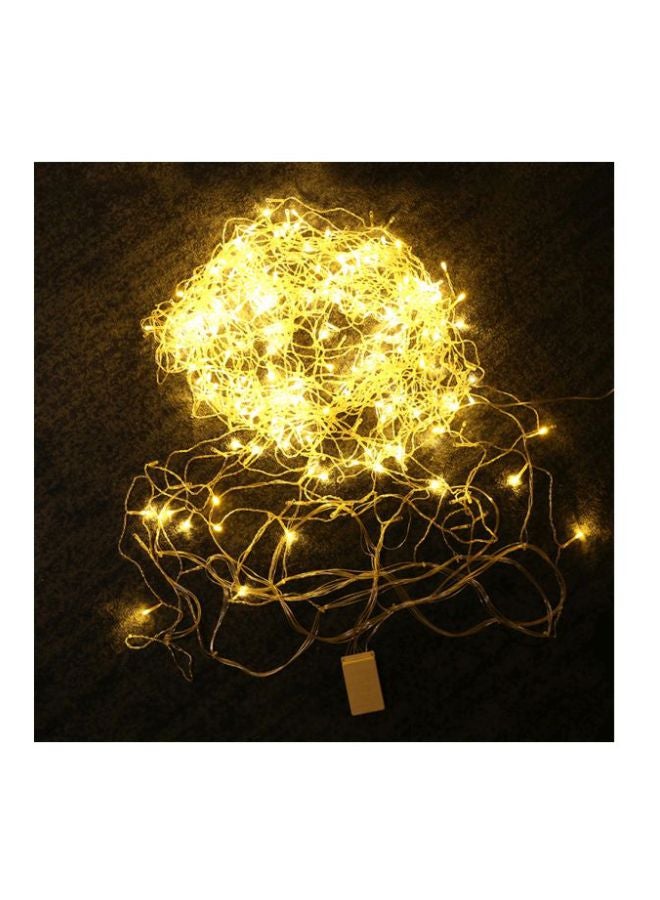 بيوينتي سلسلة مصابيح على شكل ستارة بتصميم مقاوم للماء أبيض دافئ 3x3متر - Image 2