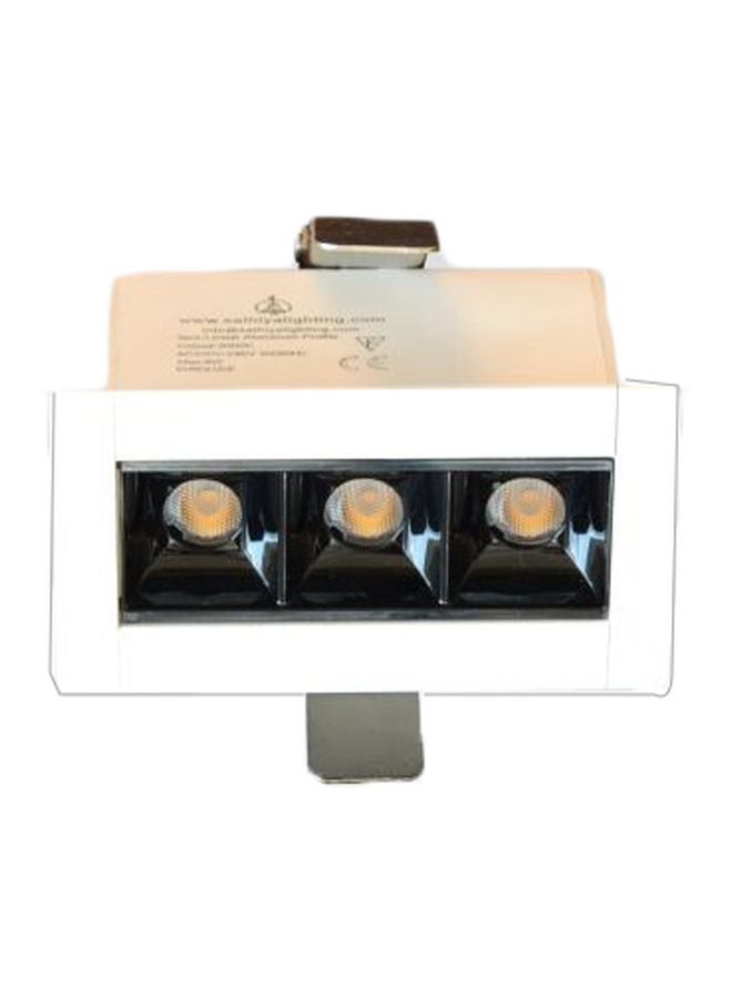 أضواء الصالحية مصباح إضاءة LED متدلٍ بثلاثة مصابيح صغيرة أبيض 5.55x6x10.8سم - Image 1