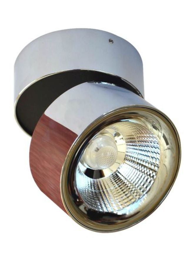AL SALHIYA LIGHTING Adjustable Spot Light White/Brown/Silver 12x12cm  - Image 1