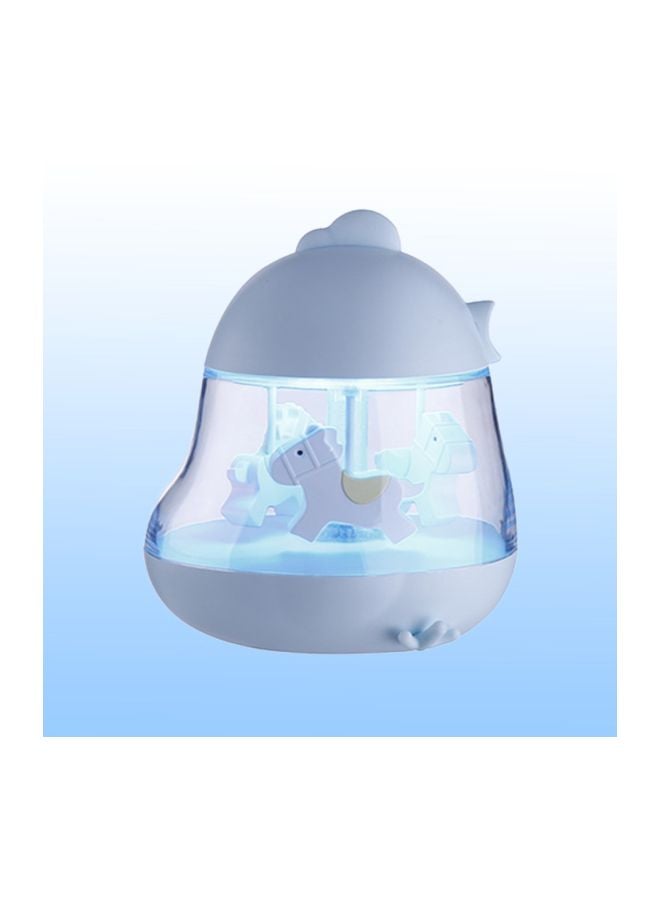 Carousel LED Music Box Night Light Blue 16x15x14cm - Image 2