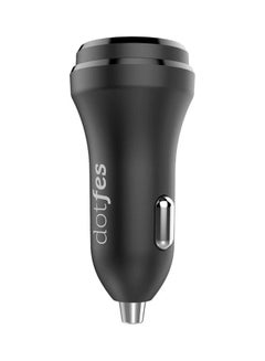 dotfes Dual Ports Car Charger Black  - Image 1