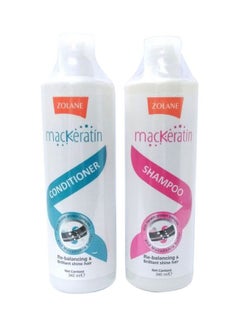 MACKERATIN Protein And Keratin Shampoo And Conditioner Set 340ml  - Image 1