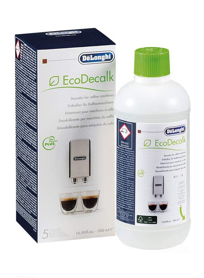 De'Longhi - Natural EcoDecalk Descaler For Coffee Machine White 500ml - Image 1