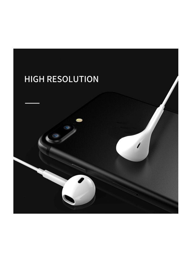 Generic - Lightning Port Wired In-Ear Stereo Earphones White - Image 1