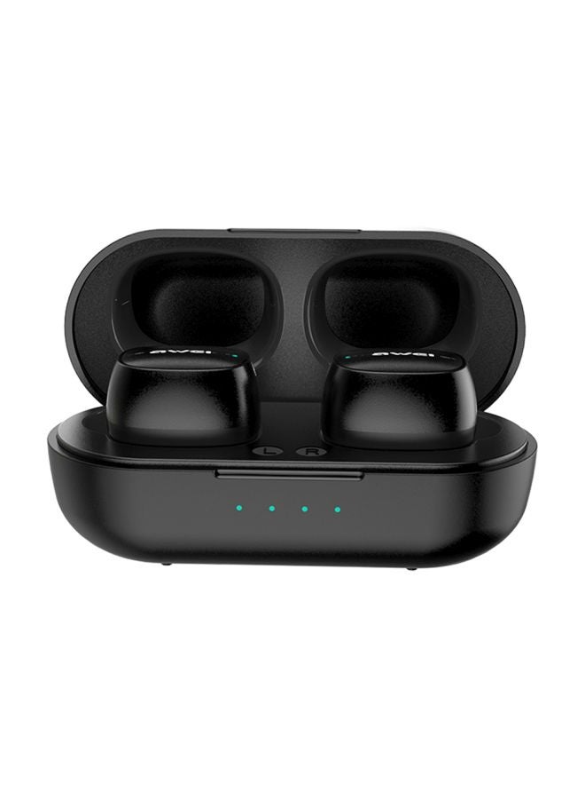 Awei In-Ear Earbuds With Charging Case Black  - Image 3