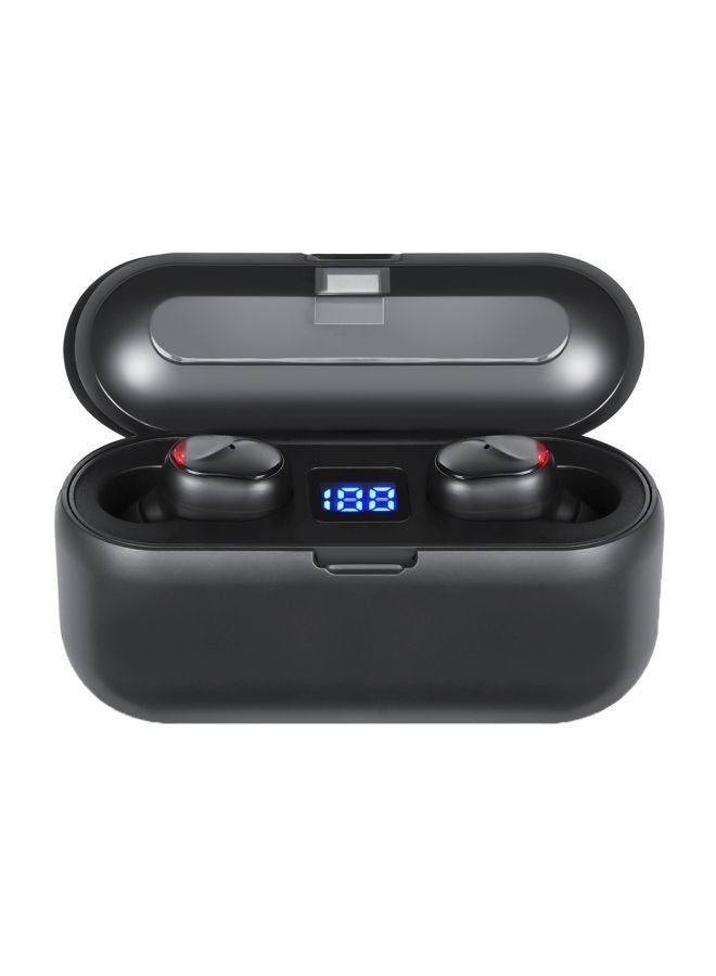 Generic Wireless In-Ear Earbuds With Charging Case Black  - Image 1